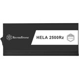 SilverStone , 2500 Watt voeding  Zwart