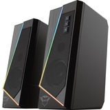 Trust GXT 609 Zoxa RGB Illuminated Speaker Set luidspreker Zwart, RGB led