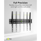 goobay TV Wall Mount FIXED 37 - 86 inch (94 - 219 cm), max. 45 kg wandmontage  Zwart