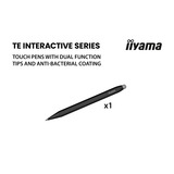 iiyama ProLite TE7515A-B1AG 74.5" 4K Ultra HD Public Display Zwart, Touch, HDMI, DisplayPort, USB-C, Audio, LAN, WiFi, iiWare 21E (Android 14 OS) met Google EDLA