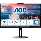 AOC Q27V5CW/BK 27" monitor Zwart, HDMI, DisplayPort, Sound