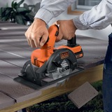 BLACK+DECKER 18V 140mm Cirkelzaag BDCCS18N-XJ handcirkelzaag Oranje/zwart, Zonder accu en oplader