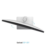 BenQ MA320UP voor MacBook 31.5" 4K UHD monitor Zilver, HDMI, USB-A, USB-C, Audio