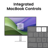 BenQ MA320UP voor MacBook 31.5" 4K Ultra HD monitor Zilver, 2x HDMI, 2x USB-C, 2x USB-A