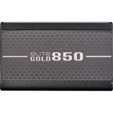 Cooler Master Elite Gold 850 850 watt voeding  Zwart, 1x 12V-2x6, 3x PCIe