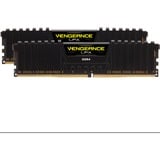 Corsair 32 GB DDR4-3200 (2x 16 GB) Kit werkgeheugen Zwart, CMK32GX4M2E3200C16, Vengeance LPX, XMP