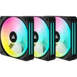 Corsair iCUE LINK QX120 RGB Starterskit case fan Zwart, 3 stuks