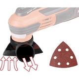 EINHELL TE-MG 350 EQ Multitool multifunctioneel gereedschap Rood/zwart, Incl. koffer, invalzaagblad en schuurpapier
