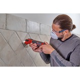 EINHELL TE-MG 350 EQ Multitool multifunctioneel gereedschap Rood/zwart, Incl. koffer, invalzaagblad en schuurpapier