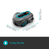 GARDENA Robotmaaier smart SILENO free 800 m² Zwart
