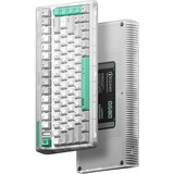Iqunix OG80 Wormhole Wireless Mechanical Keyboard Grijs, US lay-out (QWERTY), IQUNIX Moonstone, 80% (TKL)	, RGB leds, Hot-swappable, PBT, 2.4GHz | Bluetooth 5.1 | USB-C