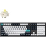 Keychron Q6 Max-M4 RGB mechanisch toetsenbord Zwart, US lay-out (QWERTY), Gateron Jupiter Banana, 100%, RGB leds, KSA double-shot PBT, hot swap, Knob, 2.4GHz | Bluetooth 5.1 | USB-C