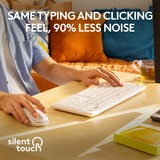 Logitech MK295 Silent Wireless Keyboard and Mouse Combo desktopset Grijs, US-International lay-out (QWERTY), 100%