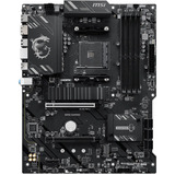 MSI  socket AM4 moederbord Zwart/zilver