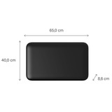 Mill Steel WiFi paneelverwarming PA600WIFI3B convector Zwart, Wifi + App Control