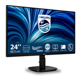 Philips 24B2N2200 23.8" monitor Zwart, 120 Hz, VGA, HDMI, DisplayPort, Audio