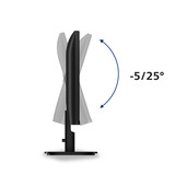 Philips 24B2N2200 23.8" monitor Zwart, 120 Hz, VGA, HDMI, DisplayPort, Audio