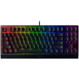 Razer BlackWidow V3 TKL RGB mechanisch gaming toetsenbord Zwart, US lay-out (QWERTY), Razer Green, 80% (TKL)	, RGB leds, TKL, Doubleshot ABS