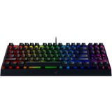 Razer BlackWidow V3 TKL RGB mechanisch gaming toetsenbord Zwart, US lay-out (QWERTY), Razer Green, 80% (TKL)	, RGB leds, TKL, Doubleshot ABS