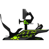 Res-Tech X1 Cockpit VR/46 Limited Edition racing simulator Zwart/neongroen