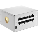 Sharkoon Rebel P20 1200 White voeding  Wit, 4x PCIe, 1x 12VHPWR, Kabelmanagement