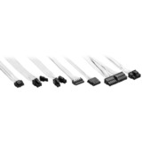Sharkoon Rebel P20 1200 White voeding  Wit, 4x PCIe, 1x 12VHPWR, Kabelmanagement