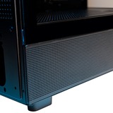 SilverStone Lucid 04 mini tower behuizing Zwart | 2x USB-A | 1x USB-C | RGB | Tempered Glass