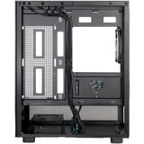 SilverStone Lucid 04 mini tower behuizing Zwart | 2x USB-A | 1x USB-C | RGB | Tempered Glass
