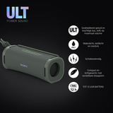 Sony ULT FIELD 1 draadloze draagbare speaker luidspreker Groengrijs, Bluetooth 5.3