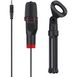 Trust GXT 212 Mico USB Microfoon Zwart/rood