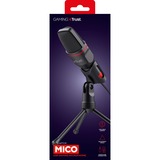Trust GXT 212 Mico USB Microfoon Zwart/rood