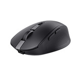 Trust Ozaa Compact Draadloze Muis Oplaadbaar Zwart, 800-3200 Dpi, 2.4GHz, Bluetooth, Stille Knoppen