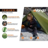 Vango F10 Helium UL 1 tent Donkergroen