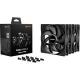 be quiet! Pure Wings 3 case fans Zwart, 3 stuks, 120 x 120 x 25 mm, PWM