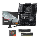 ALTERNATE Upgrade Kit B850 GAMING PRO WIFI6E + Ryzen 7 9850X3D + 32 GB Zwart, Moederbord, CPU, Geheugen