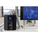 APC Smart-UPS SMC1500IC Noodstroomvoeding ups Zwart, 8x C13, USB, SmartConnect, 1500VA