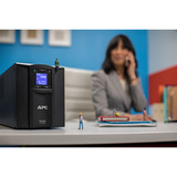 APC Smart-UPS SMC1500IC Noodstroomvoeding ups Zwart, 8x C13, USB, SmartConnect, 1500VA