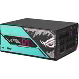 ASUS ROG Thor 1200W Platinum III Hatsune Miku Edition voeding  Zwart, 1x 12 Pin High Power GPU, 4x PCIe, Kabelmanagement