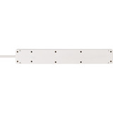 Brennenstuhl Bremounta stekkerdoos 5-voudig met 2 USB C-laadcontactdozen stekkerdoos Wit, 2x USB C