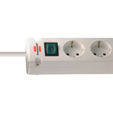 Brennenstuhl Bremounta stekkerdoos 5-voudig met 2 USB C-laadcontactdozen stekkerdoos Wit, 2x USB C