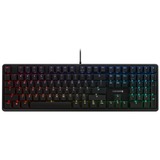CHERRY Cherry G80-3000N RGB               EU bk, toetsenbord Zwart, EU lay-out (QWERTY), Cherry MX Silent Red