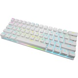 Corsair K70 PRO MINI WIRELESS RGB, gaming toetsenbord Wit, US lay-out, Cherry MX Red, 60%, PBT double-shot keycap, RGB