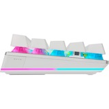 Corsair K70 PRO MINI WIRELESS RGB, gaming toetsenbord Wit, US lay-out, Cherry MX Red, 60%, PBT double-shot keycap, RGB