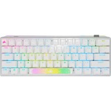 Corsair K70 PRO MINI WIRELESS RGB, gaming toetsenbord Wit, US lay-out, Cherry MX Red, 60%, PBT double-shot keycap, RGB