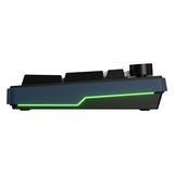 Ducky OK-M-98​, toetsenbord Zwart, US lay-out, 98%, RGB, Hot-swap, PBT, 2.4 GHz / Bluetooth / USB-C