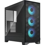 Fractal Design Pop 2 Air RGB midi tower behuizing Zwart | 1x USB-A | 1x USB-C | RGB | Tempered Glass