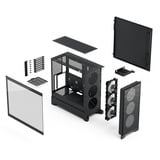 Fractal Design Pop 2 Air RGB midi tower behuizing Zwart | 1x USB-A | 1x USB-C | RGB | Tempered Glass