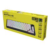 Hator Skyfall Wireless RGB mechanisch gaming toetsenbord Zwart, US lay-out (QWERTY), HATOR Aurum Sterling, 65%, RGB, Double shot ABS, Hot-swap, 2.4GHz | Bluetooth | USB-C