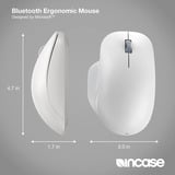 INCASE Designed by Microsoft Bluetooth Ergonomic Mouse Wit, 2.400 dpi