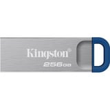 Kingston DataTraveler Kyson USB Flash Drive 256 GB usb-stick Zilver/blauw, USB-A 3.2 (5 Gbit/s)